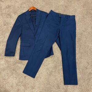 Banana Republic, Slim Fit Blue Suit - 38S, 30x30